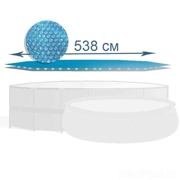 INTEX Husă solară D 538 cm pentru piscine rotunde cu D 549 cm, 28015