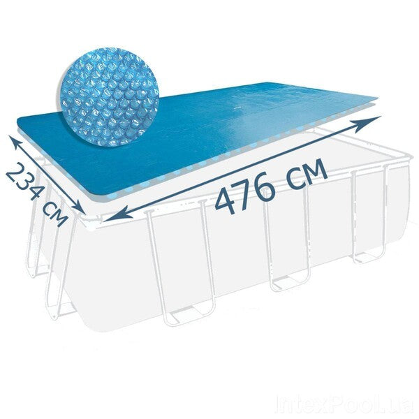 INTEX Husă solară 476х234 cm pentru piscine dreptunghiulare 488×244 cm, 28029