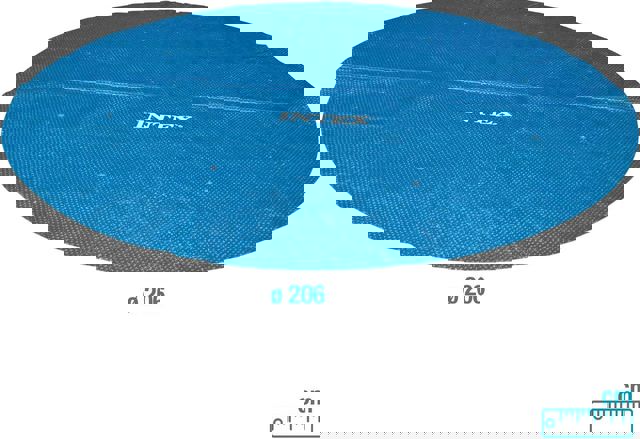 Acoperire solară pentru piscină Easy Set 244 cm (⌀206 cm, 120 microni (110 g/m²)) Art. 28010