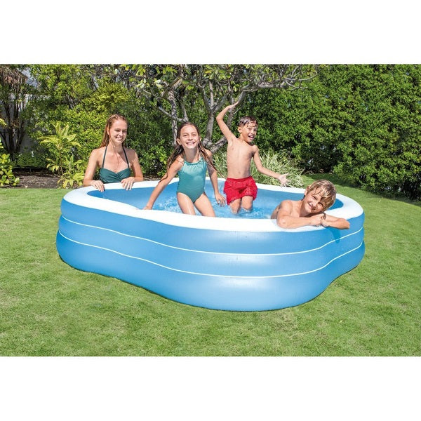 INTEX Piscină gonflabilă pentru familie „Val de plajă” 229x229x56 cm, 1250 L, 57495