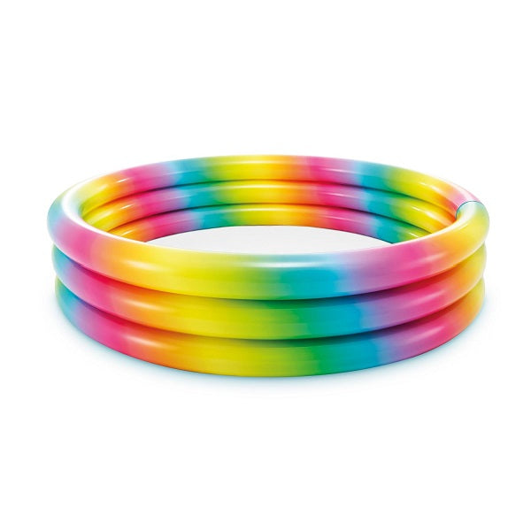 INTEX Piscină gonflabilă pentru copii “Curcubeu ombre” 147×33 cm, 330 litri, art.58439