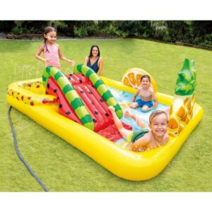 INTEX Centrul de joacă gonflabil “Deliciu de fructe” 290х180х104 cm, 493 L, până la 81 kg, art.57158