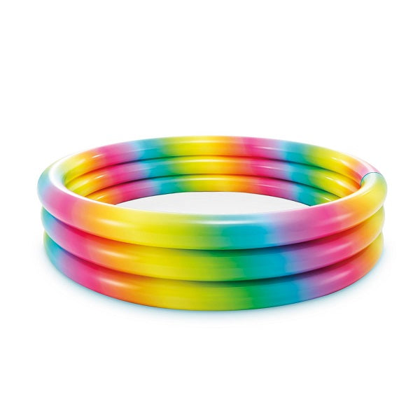 INTEX Piscină gonflabilă pentru copii “Curcubeu ombre” 168×38 cm, 581 L, art.58449