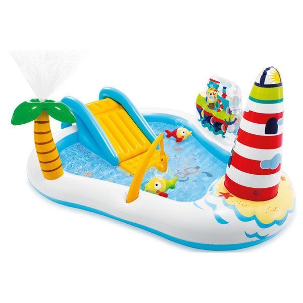 INTEX Centrul de joacă gonflabil “Pescuitul” 218x188x99 cm, 182 L, până la 81 kg, ,57162