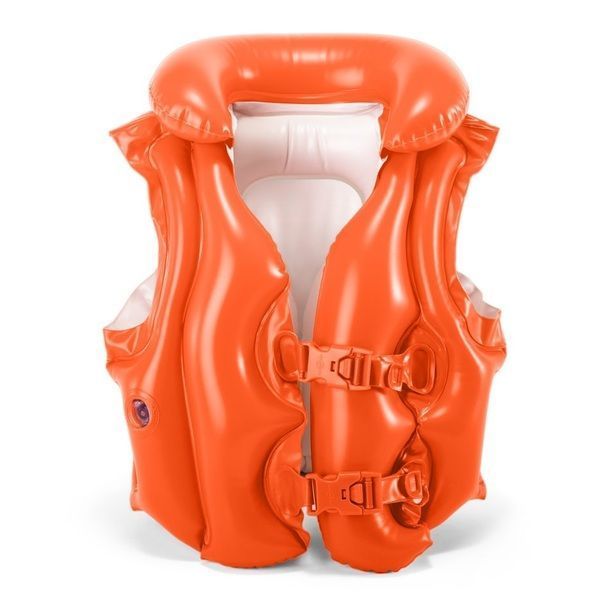 Жилет для плавания надувной INTEX, 50×47 см, 3-6 лет
 арт.58671