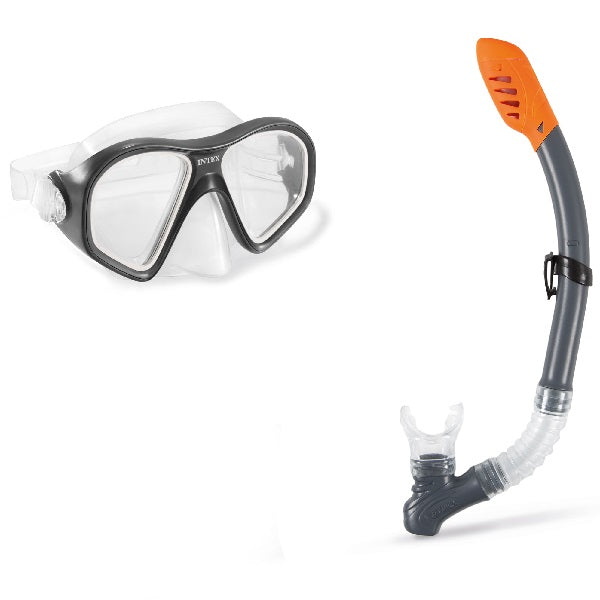 INTEX Set mască și tub de scufundare “Reef Rider”, 14+
Art.55648