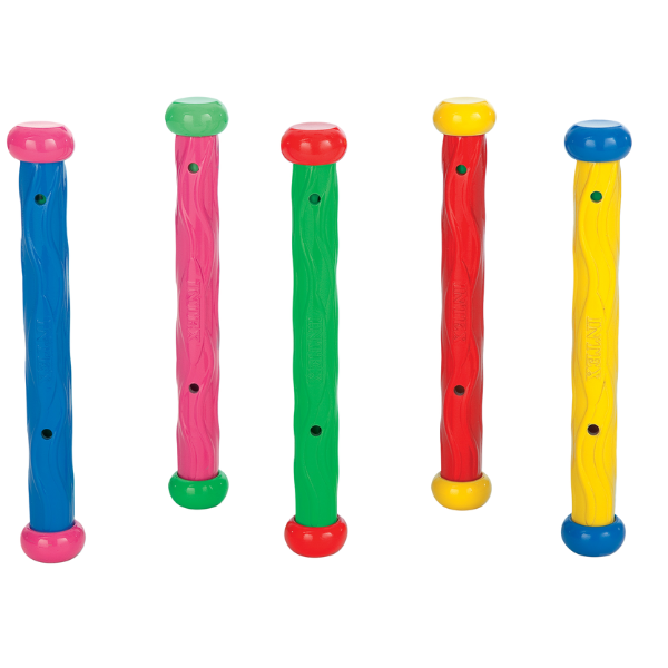 INTEX Set de joacă subacvatic “Bețișoare”, 6+, 5 culori în set
Art.55504
