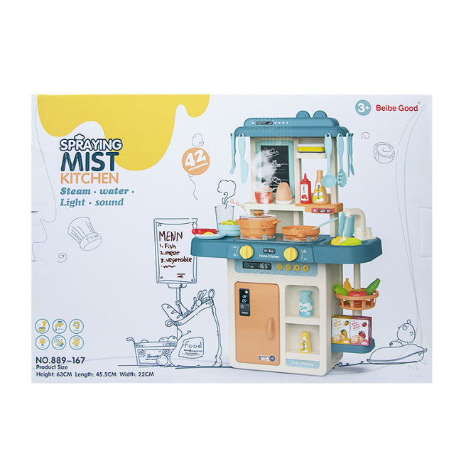Игровой набор «Современная кухня» со светом и звуком (42 предмета), код 632004
