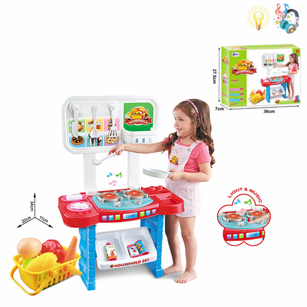 004803 Set bucataria cu muzica si lumina