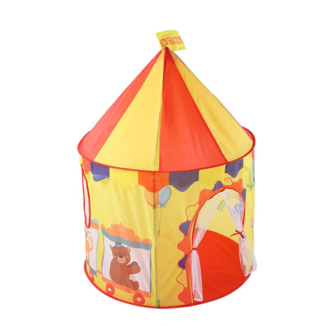Cort de joaca p/u copii 100x135cm, galben, cod 190009