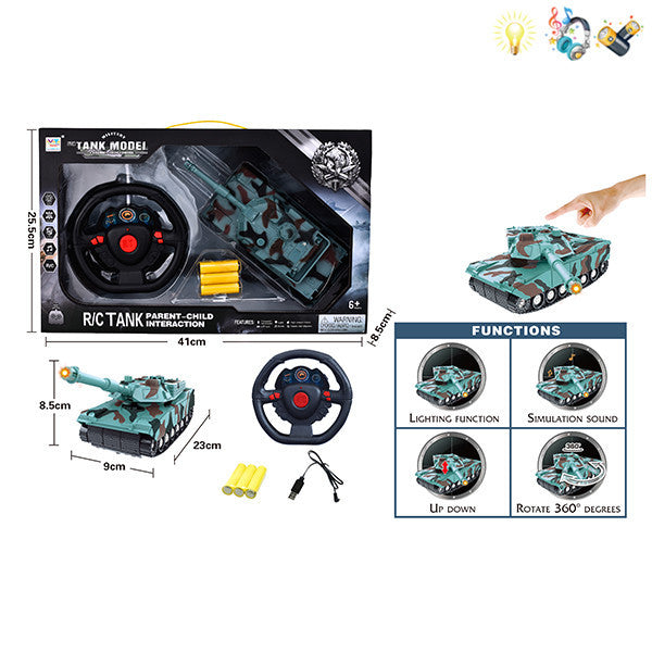 007422 Tank cu R/C cu acumulator