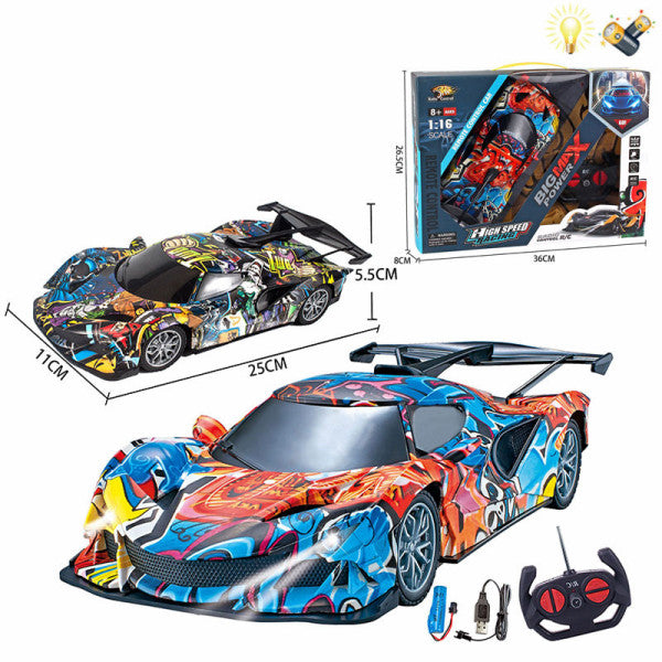 007418 Masina 1:16 cu R/C cu acumulator