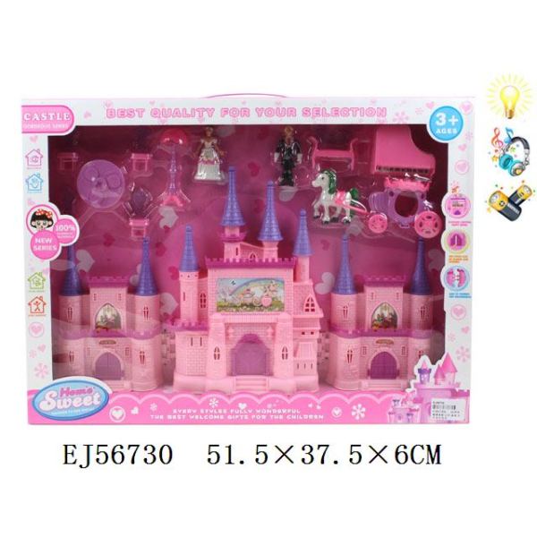 003749 Castel cu muzica si lumina cu accesorii