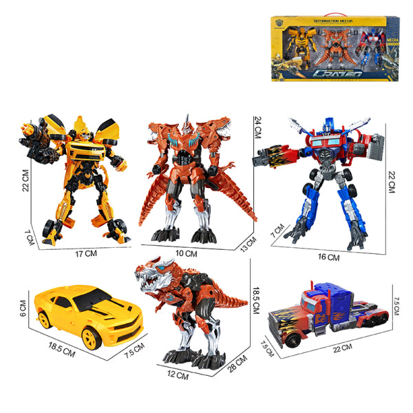 005591 Set roboti-transformeri (3buc)