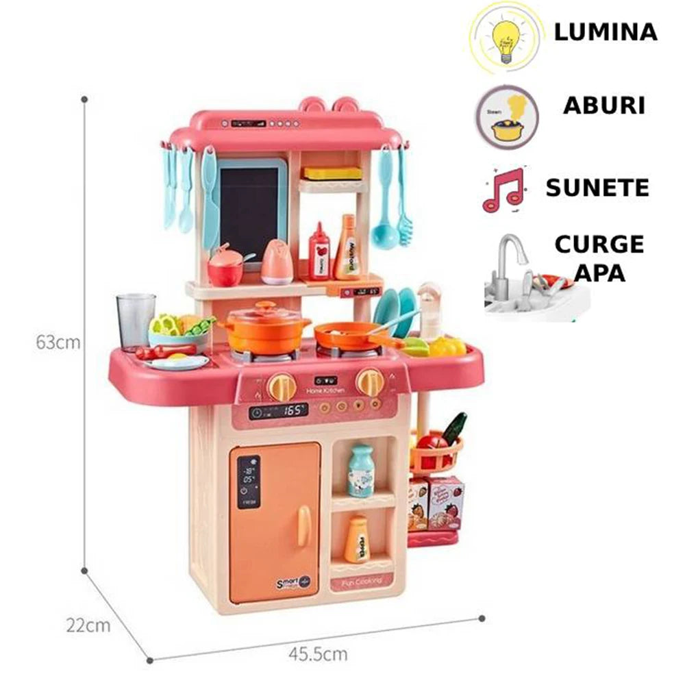 Jucarie bucatarie in set cu muzica si lumina, 60217
