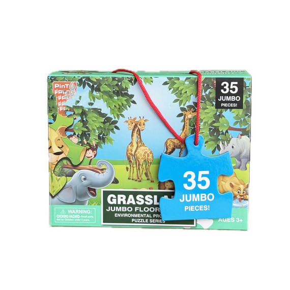 Puzzle „Pășune“ 3+, animale, 35 piese, 10×9,5 cm, 5 modele D2410-1649