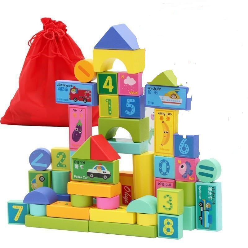 007927 Constructor din lemn 50pcs