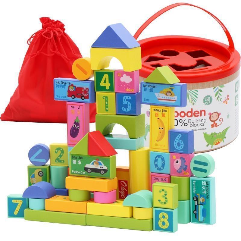 007926 Constructor din lemn 50pcs