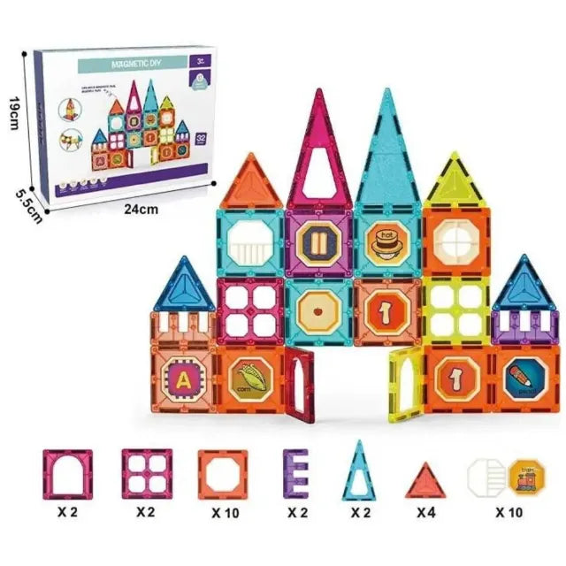 Set de Construcție Magnetică 32 Piese 21498
