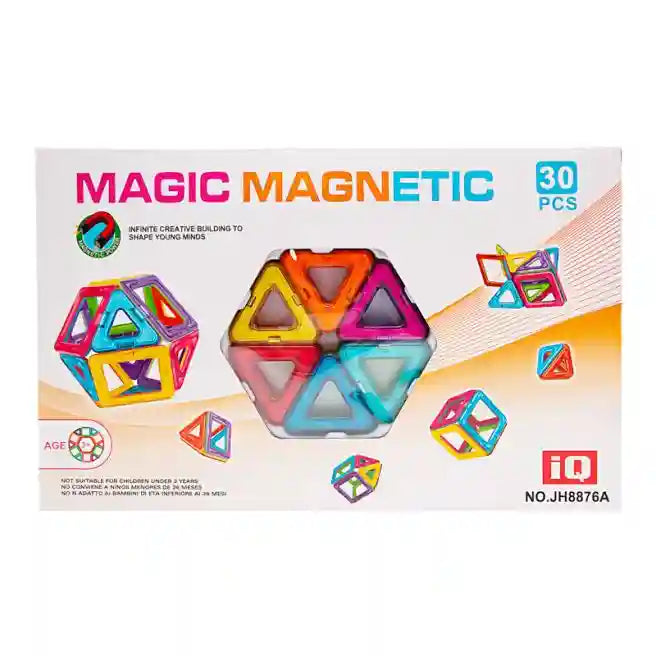 Constructor magnetic 30 elemente, cod 502017