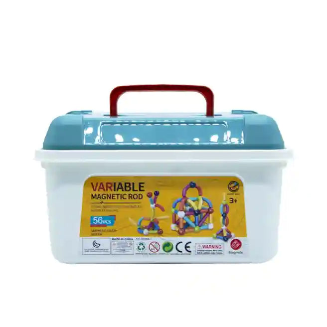 Constructor magnetic "Magnetic Rod" (56 el.), cod 632064