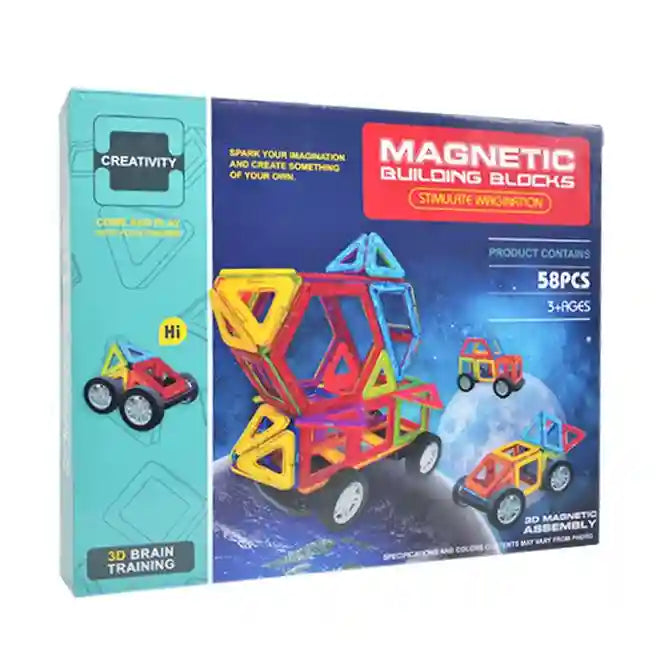 Constructor magnetic "Design" (58 el.), cod 592067