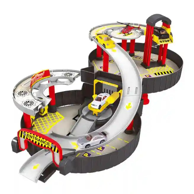 WY Set parcare "Racing" (2 mașini, 1 elicopter), cod 36265