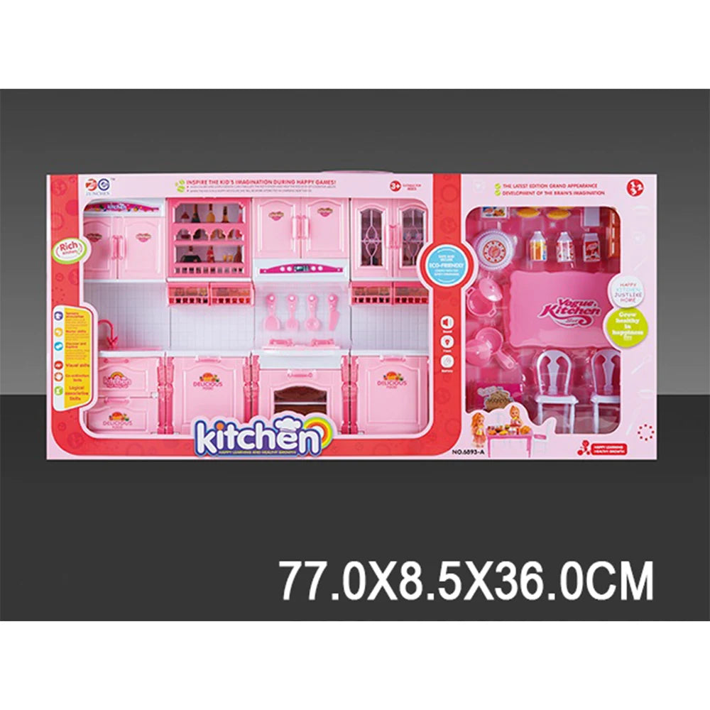 Jucarie bucatarie pe baterii in set cu accesorii, 902100