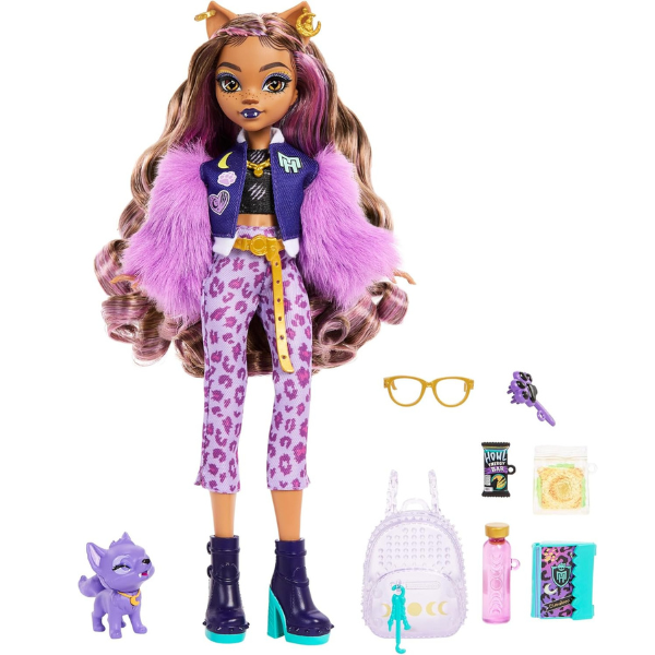 Set de joc Monster High „Clawdeen Wolf”, cu accesorii HRP65