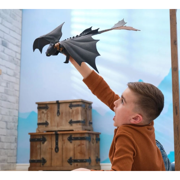Jucărie interactivă „Toothless” cu efecte de lumină și sunet 6072541 (mg)