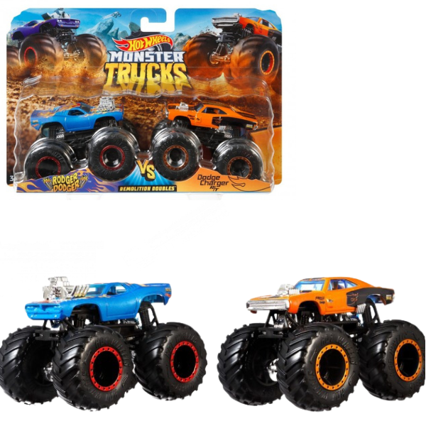 Hot Wheels „Monster Trucks” set 2 mașini (as). FYJ64 (mg)