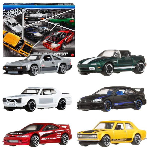 Set de mașinuțe colecționabile Hot Wheels „Străzile Japoniei” 1:64 JBY77