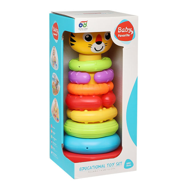 Jucărie piramidă "Animale sălbatice draguțe", cod 1060D