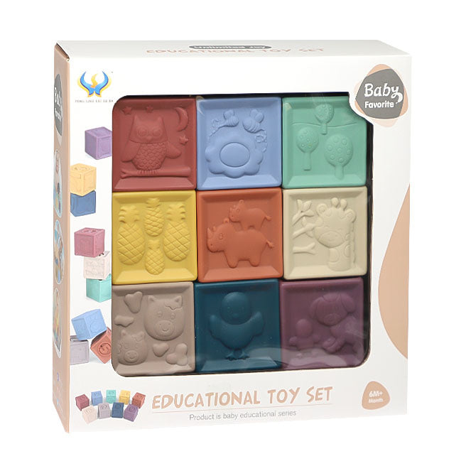 Set de cuburi moi de dezvoltare 9 buc, cod 1035D