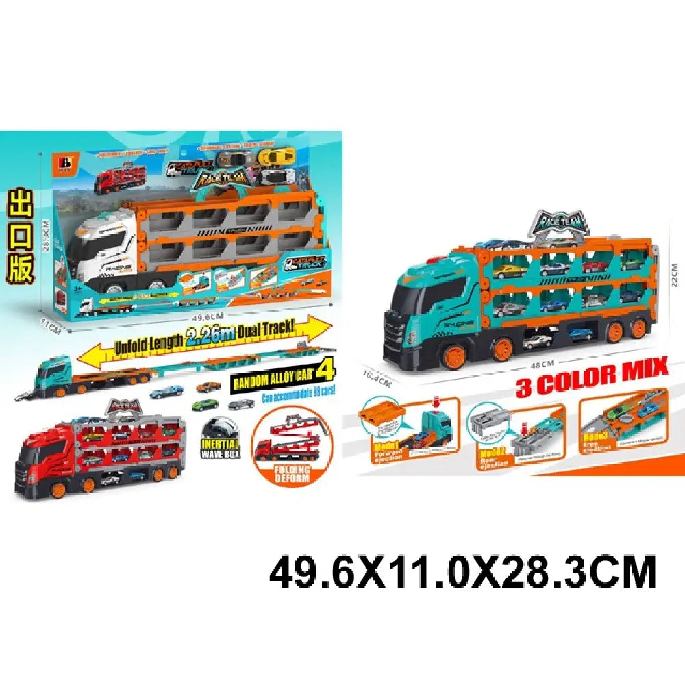 Camion cu remorca si masini 84854