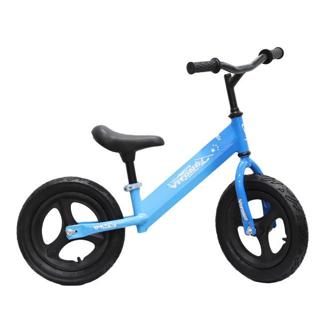 Bicicletă fără pedale cu ghidon negru, albastru cod 1190D, roz cod 1188D, violet cod 1189D
