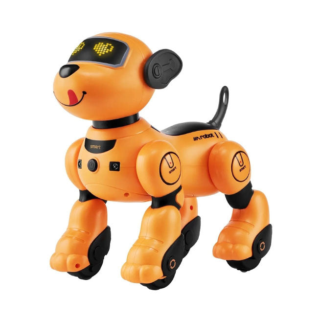 Robot-câine interactiv, orange cod 880222,roz cod 880223, sur cod 880221