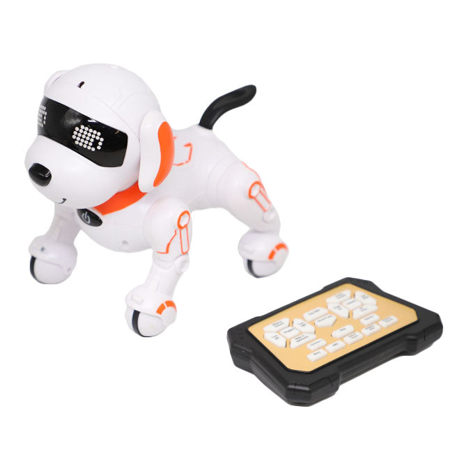 Câine-robot interactiv cu radiocomandă, roșie cod 862044, albastră cod 860245