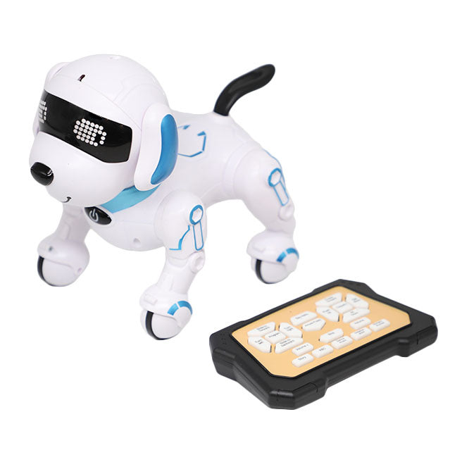 Câine-robot interactiv cu radiocomandă, roșie cod 862044, albastră cod 860245