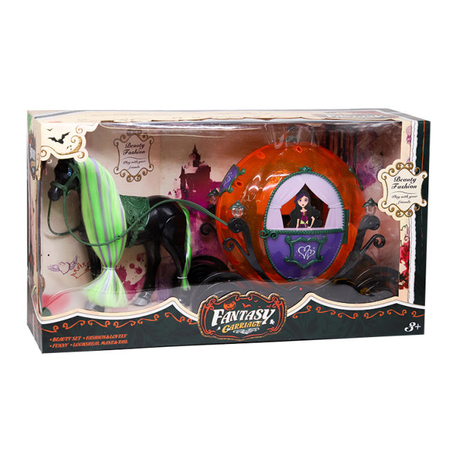Set joacă caretă "Fantasy Carriage", orange, cod 782004