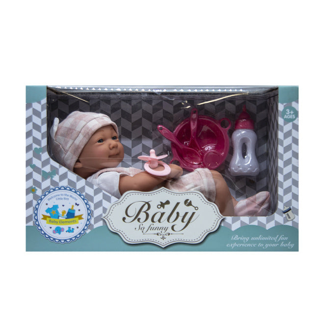 Куколка 45 см в розовом цвете, код 622024
