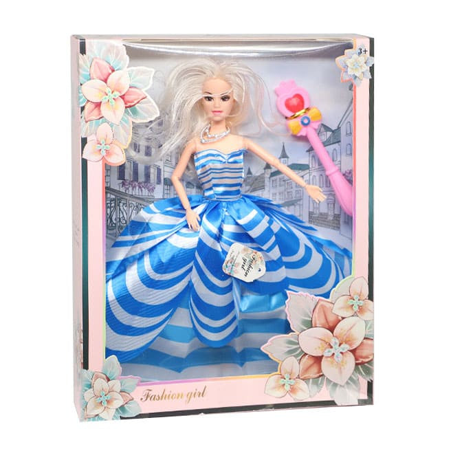 Păpușă în rochie de bal, 29 cm, cod 880205, 880204