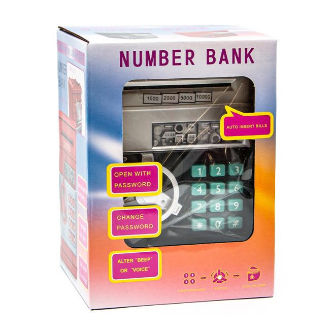 Pușculiță cu cod Seif neagra, 881506 cod 472044, roșie, 881506 cod 472043, roz cod 582232