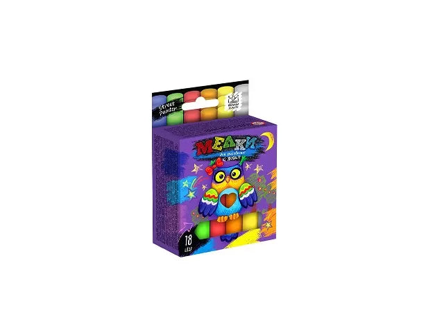 Creta pentru desen pe asfalt, Classic 18 buc 22990