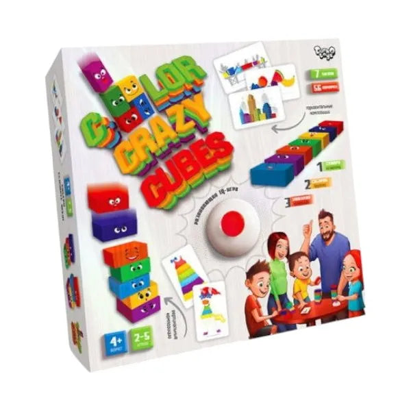 Настольная игра (Color Crazy Cubes) 35708