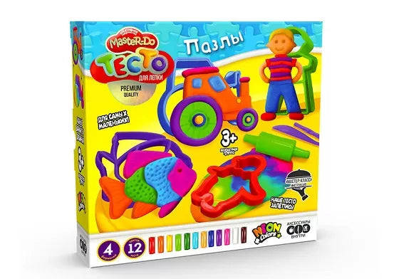 Set de creatie Aluat pentru modelare MASTER DO Aluat - PUZZLE 35754