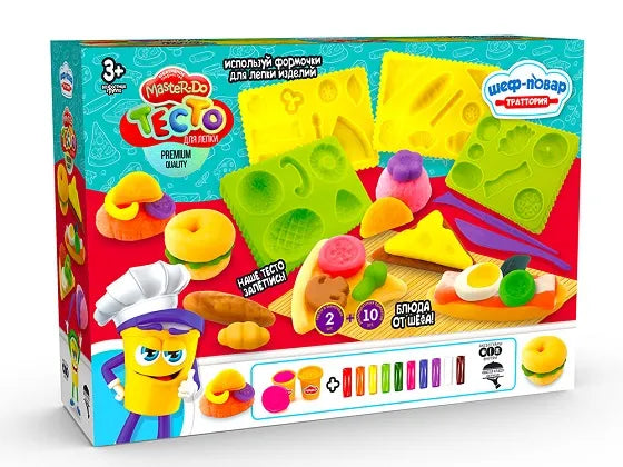 Set de creatie Aluat pentru modelare MASTER DO Шеф-повар. Тратория 35769