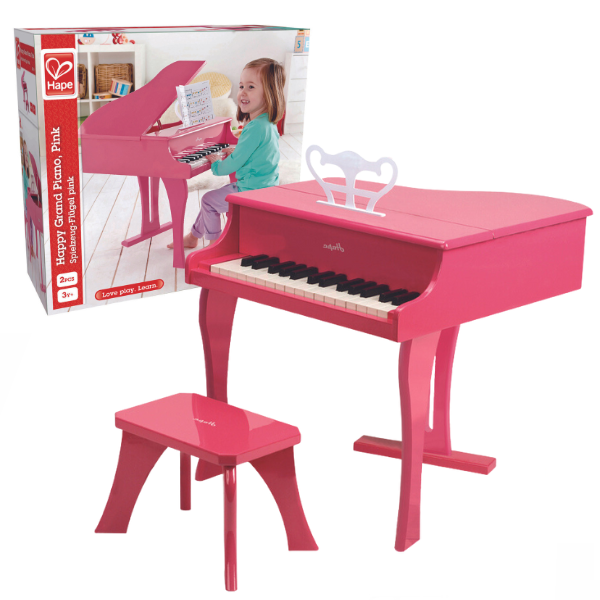 E0319 Instrument muzical „Pian roz cu scaun”