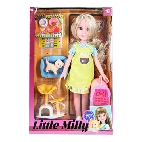 Set de joacă cu păpușă „Little Milly” 92061-E