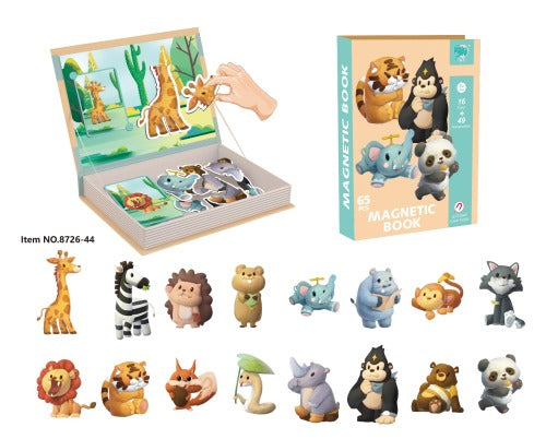 Puzzle-uri magnetice „Animalele” 8726-44